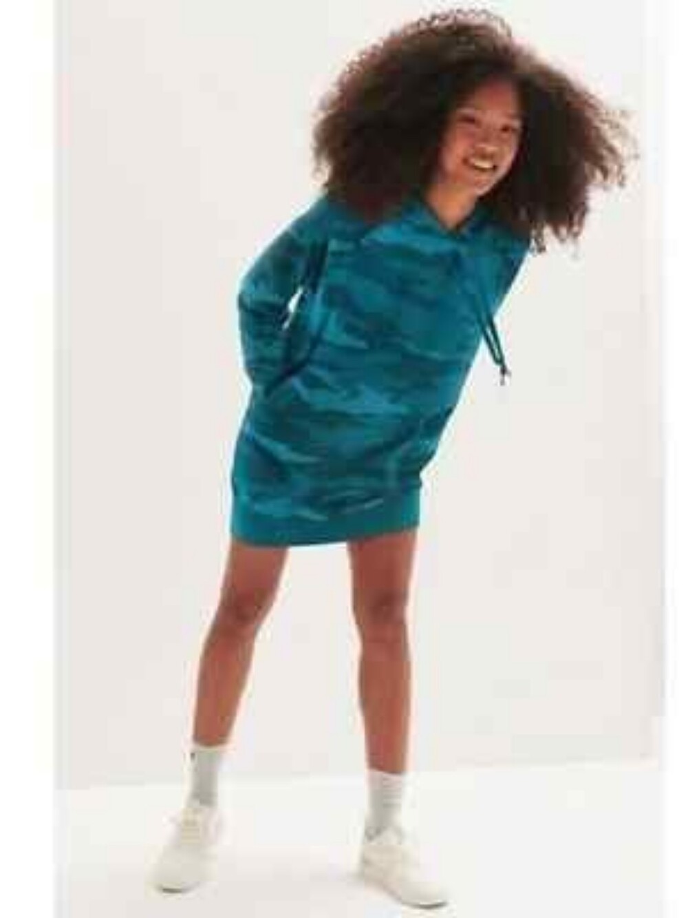 PINK Victoria's Secret | Sweatshirt Dress Camo Blue XS